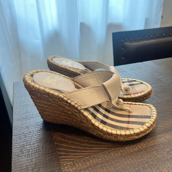 Burberry sandals wedges platform women 5 (35) - Picture 2 of 12